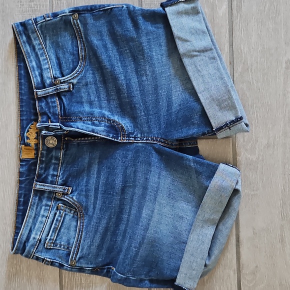 Kut from the Kloth Blue Denim Shorts - Picture 1 of 6